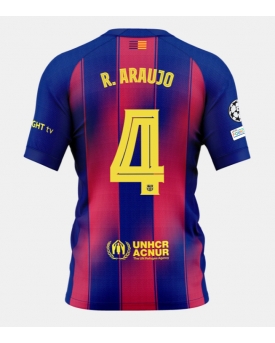 Billige Fotballdrakt Barcelona Ronald Araujo #4 Replika Hjemmedrakt 2025-26 Kortermet Billige Fotballdrakt Barcelona Ronald Araujo #4 Replika Hjemmedrakt 2025-26 Kortermet
